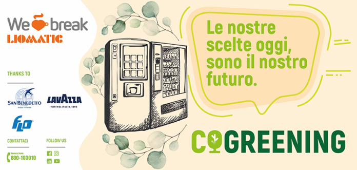 LIOMATIC COGREENING 842 VENDING NEWS COPERTINA