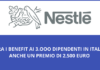 Nestlé Italia: FAB Working e premio di 2.500 euro per i 3.000 dipendenti
