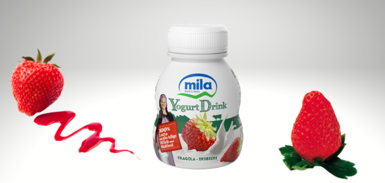 Yogurt Drink alla fragola Mila per un’estate piena di freschezza
