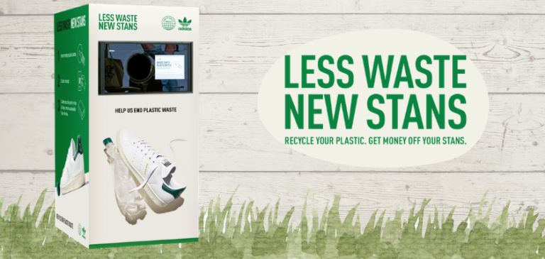 Adidas lancia la reverse vending machine per incentivare recupero e riciclo della plastica