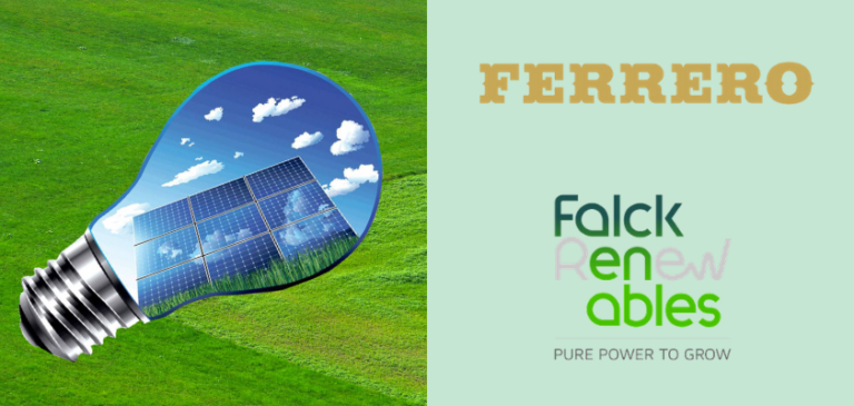 Ferrero. Accordo con Falck Renewables per due impianti fotovoltaici per i siti in Sicilia