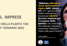 DL IMPRESE – L’entrata in vigore della plastic tax posticipata al 1° gennaio 2022
