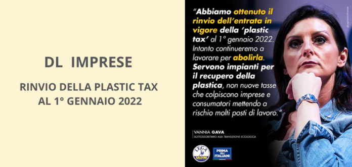 RINVIO PLASTIC TAX 842 VENDING NEWS