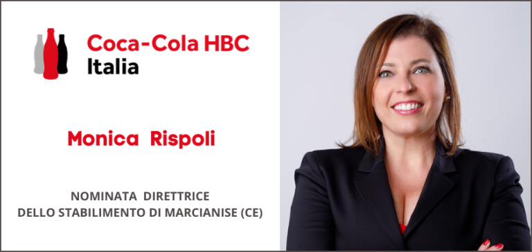COCA-COLA HBC Italia nomina Monica Rispoli direttrice dello stabilimento di Marcianise (CE)