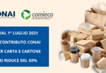 Il contributo ambientale CONAI per gli imballaggi in carta e cartone si riduce di oltre il 50%