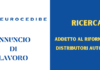 Annuncio di lavoro. EUROCEDIBE ricerca addetto al rifornimento