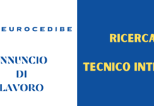 Annuncio di lavoro. EUROCEDIBE ricerca tecnico interno distributori automatici