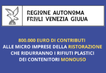 Friuli Venezia Giulia. Contributo della Regione per incentivare il plastic free della ristorazione