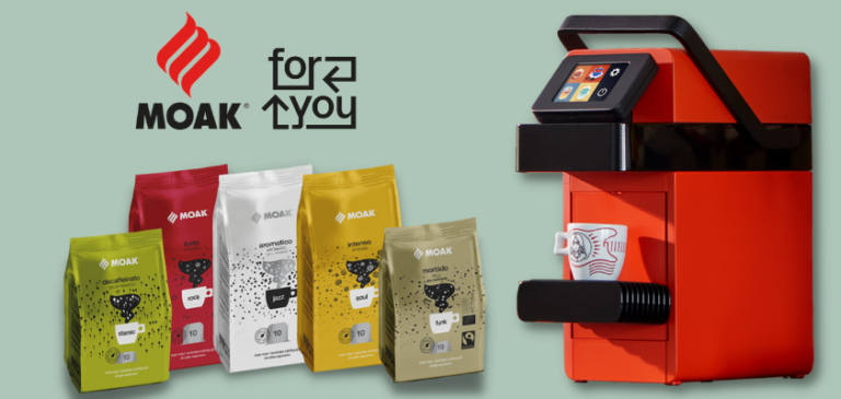 MOAK FOR YOU. Arriva sul mercato il sistema proprietario di Caffè Moak