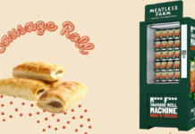 Inaugurata a Londra la prima Sausage Roll vending machine vegana