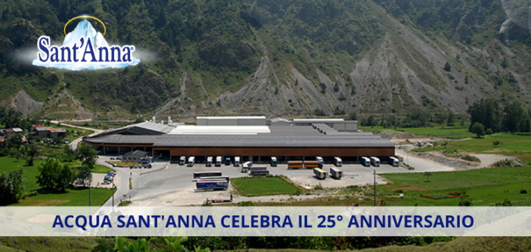 Acqua Sant’Anna celebra oggi il 25° anniversario della fondazione