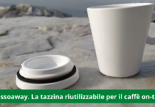 Espresso Away la tazzina per il caffè on-the-go riutilizzabile più e più volte