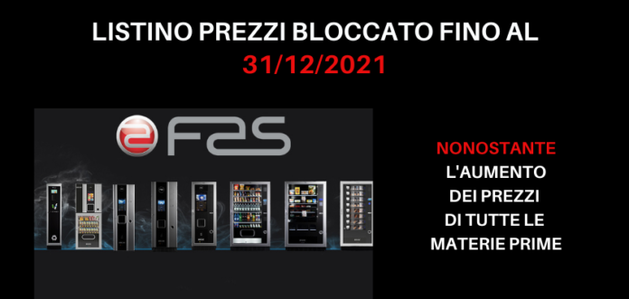 FAS LISTINO PREZZI BLOCCATO 842 VENDING NEWS