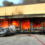 Devastante incendio in una importante torrefazione campana