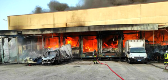 INCENDIO TORREFAZIONE CIDA 842 VENDING NEWS