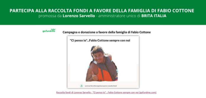 RACCOLTA FONDI FABIO COTTONE 842 VENDING NEWS