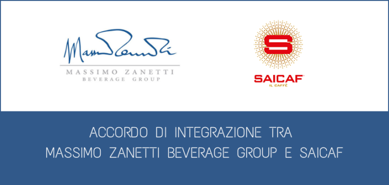 Accordo di integrazione tra Massimo Zanetti Beverage Group e Saicaf