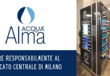 Acqua Alma Point nel Mercato Centrale di Milano per bere responsabilmente