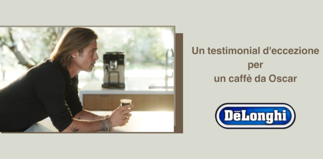 Macchina Caffe De Longhi Pubblicita Brad Pitt