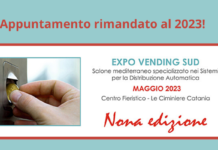 EXPO VENDING SUD mantiene la cadenza biennale e torna a maggio del 2023
