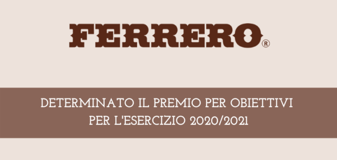 FERRERO PREMIO PER OBIETTIVI 842 VENDING NEWS
