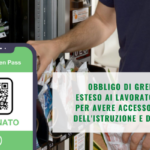 CdM. Sì al Green Pass per accedere per lavoro a scuola e sanità
