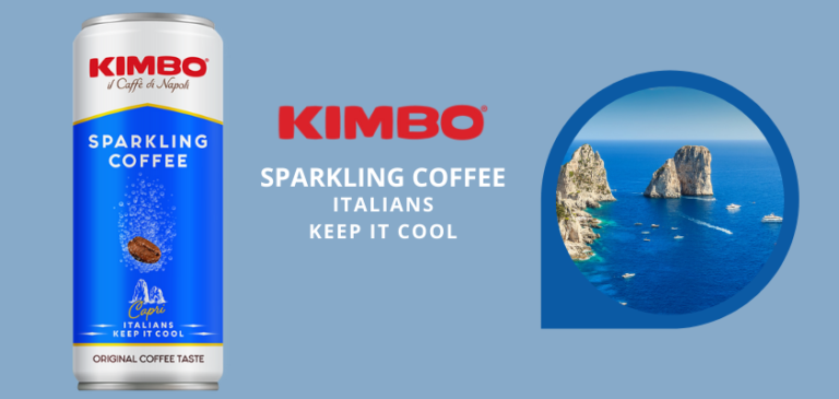 Kimbo presenta una nuova bevanda al caffè:  Kimbo Sparkling Coffee