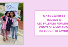 Moak e “6Libera” per la prima volta insieme sulle maglie della Asd Palermo Femminile