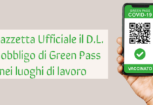 Pubblicato in Gazzetta Ufficiale il Decreto Legge sull’obbligo di Green Pass a lavoro