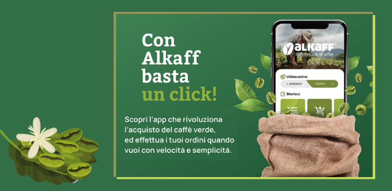 Alkaff lancia l’app che rivoluziona le modalità di acquisto del caffè verde