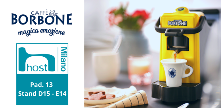 VERSO HOST 2021. Caffè Borbone con la sua Didì e la cialda 100% amica della natura