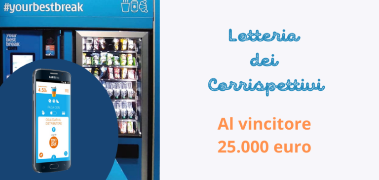 Cliente IVS Group vince 25.000 euro alla Lotteria dei Corrispettivi grazie a CoffeecApp®