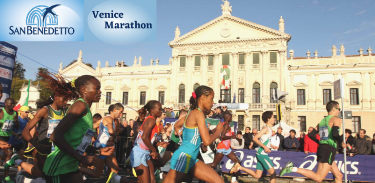 Con Ecogreen 100 Eco San Benedetto disseta gli atleti della Venice Marathon