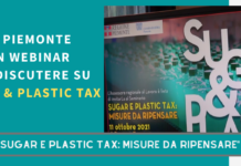 “Sugar e Plastic Tax: misure da ripensare”. Il webinar dell’11 ottobre in Piemonte