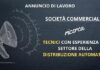 Annuncio di lavoro. Società commerciale ricerca tecnici esperti nel settore Vending
