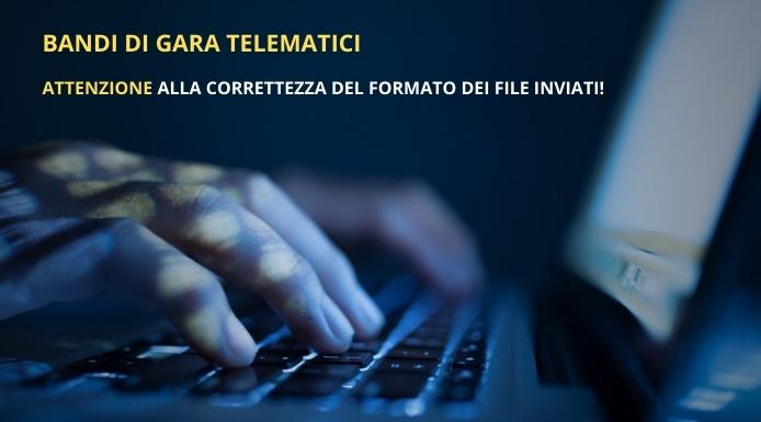 Gare telematiche. Non può essere accettata l’offerta contenente file illegibili