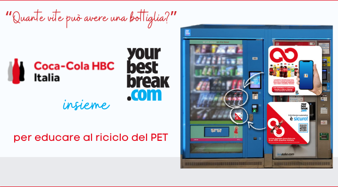 Coca-Cola HBC Italia e IVS Italia insieme danno nuove vite alle bottiglie in PET