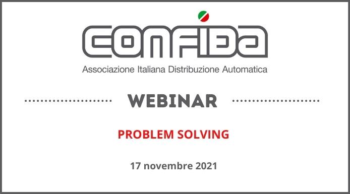CONFIDA. Mercoledì 17 novembre il webinar sul tema del “Problem Solving”