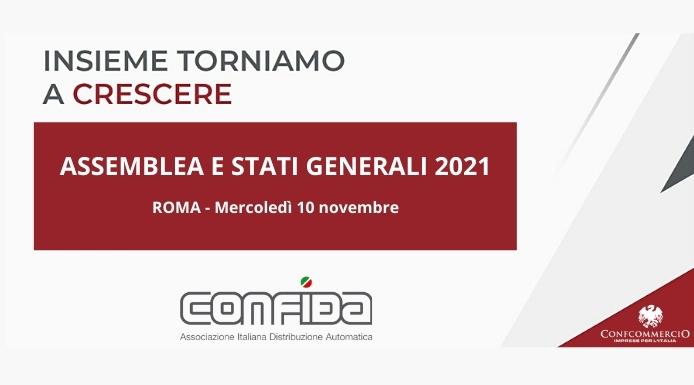 CONFIDA. Mercoledì 10 novembre Assemblea e Stati Generali del Vending