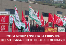 Evoca Group annuncia la chiusura dello stabilimento SaGa Coffee di Gaggio Montano