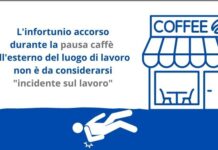 L’infortunio durante la pausa caffè fuori dal luogo di lavoro non è incidente (sul lavoro)