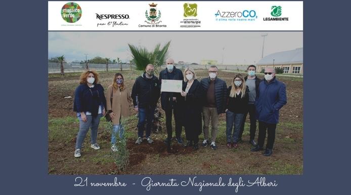Nella Giornata nazionale degli Alberi, anche in Puglia “Le città che respirano” di Nespresso
