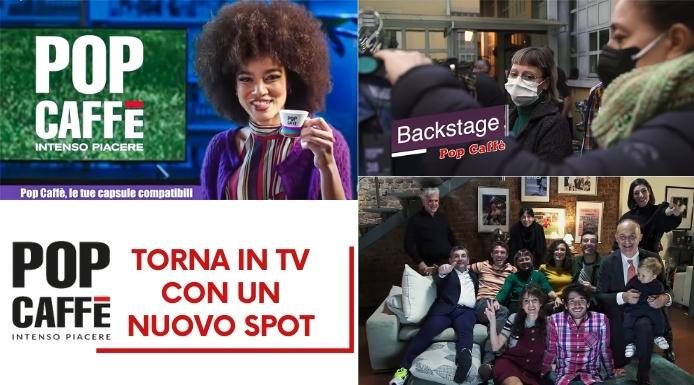 POP Caffè torna in comunicazione con un nuovo spot sulle reti Mediaset