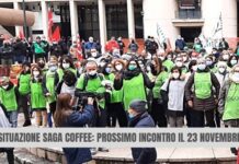 Incontro in Regione sulla chiusura del sito SaGa Coffee. Nota di EVOCA Group