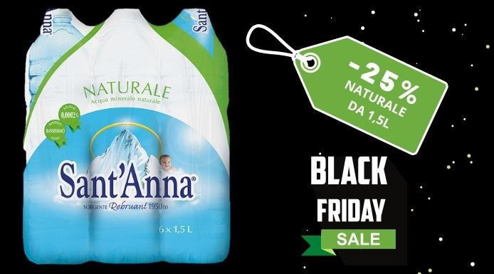 Per Acqua Sant’Anna il Black Friday è “naturale”