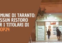Il Comune di Taranto ristora le attività ma dimentica gli Shop24