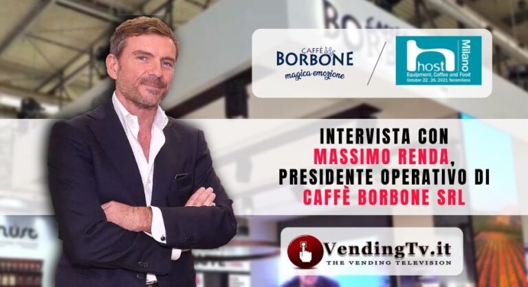 VendingTV a Host 2021. Intervista con Massimo Renda di Caffè Borbone Srl VendingTV a Host 2021. Intervista con Massimo Renda di Caffè Borbone Srl