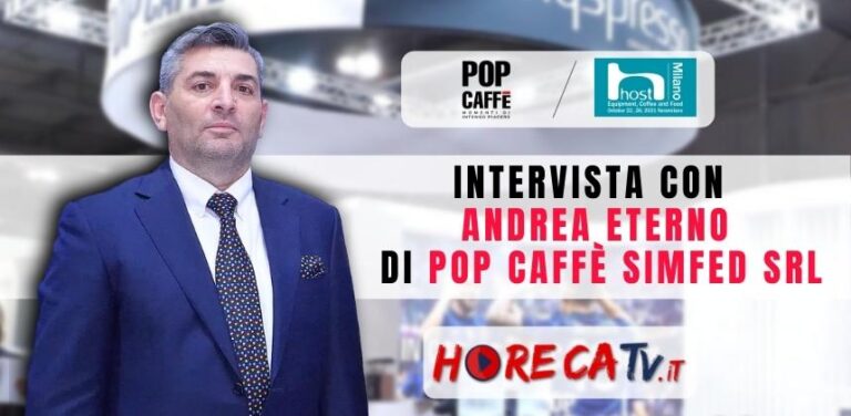 Il nuovo sistema Barracuda di POP Caffè nell’intervista di HorecaTv.it a Andrea Eterno