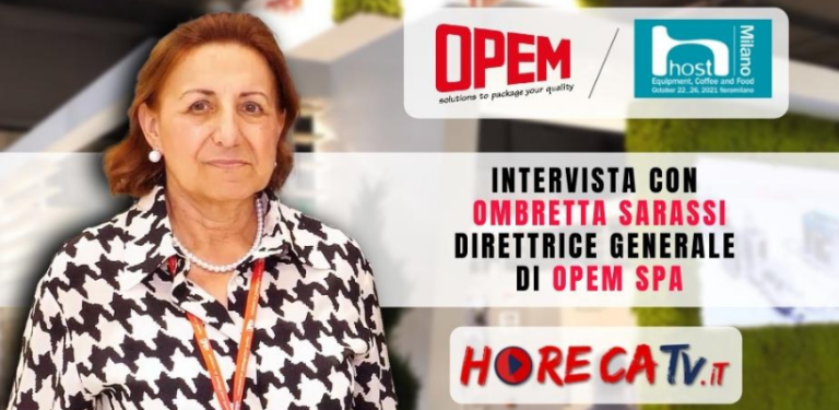 Le ultime novità OPEM nell’intervista di HorecaTV.it a Ombretta Sarassi