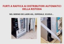 Furti a raffica a danno dei distributori automatici della Ristoda di Frosinone